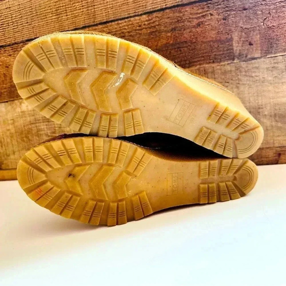 Toms Suede Kala Desert Wedged Laced Up Booties - Picture 9 of 9